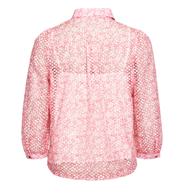 Liberte - Flora Ls Blouse 21598 - Navy Rose Flowers